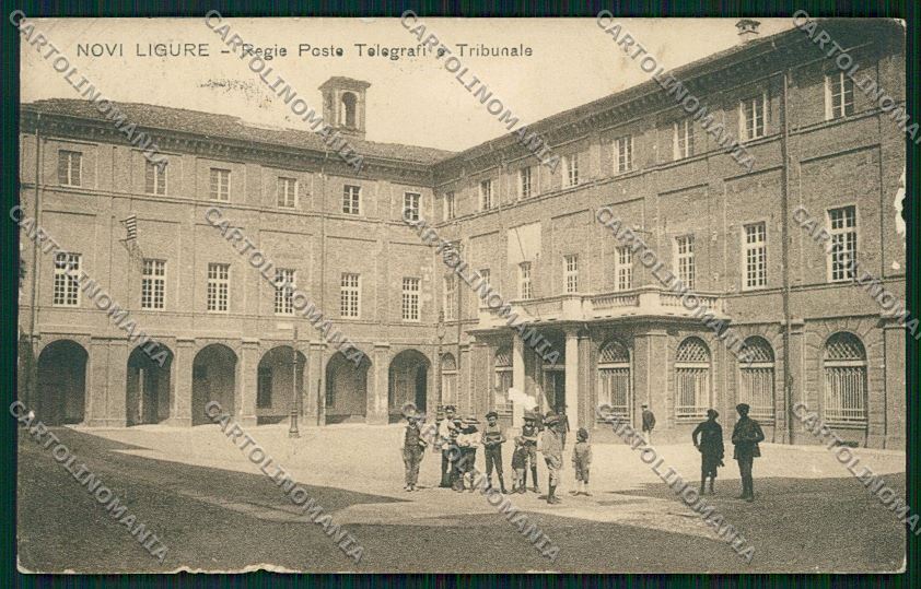 Alessandria Novi Ligure Poste ABRASA cartolina QK0885 – fronte