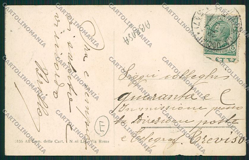 Alessandria Novi Ligure Poste ABRASA cartolina QK0885 – retro