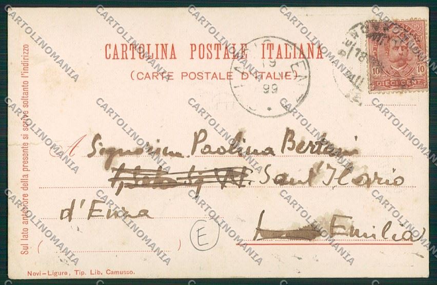 Alessandria Novi Ligure cartolina QK0886 – retro