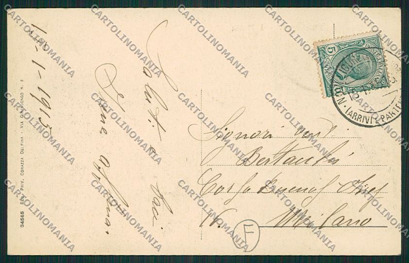 Alessandria Novi Ligure cartolina QK0891 – retro