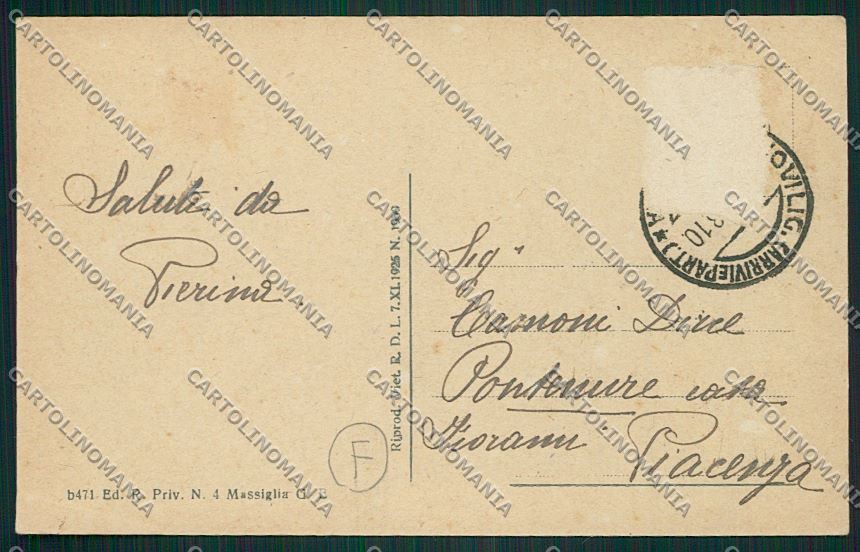 Alessandria Novi Ligure PIEGA cartolina QK0893 – retro