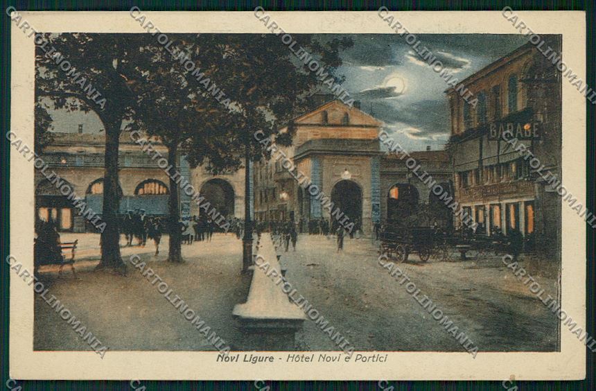 Alessandria Novi Ligure Chiaro di luna cartolina QK0895 – fronte
