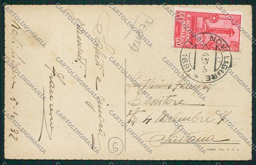 Alessandria Novi Ligure PIEGATA cartolina QK0899 – retro