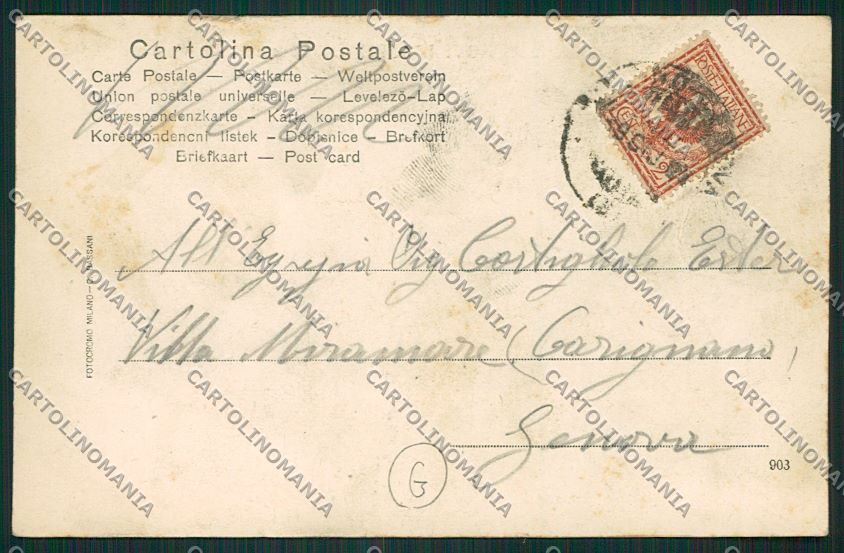 Alessandria Novi Ligure SCOLLATA cartolina QK0900 – retro