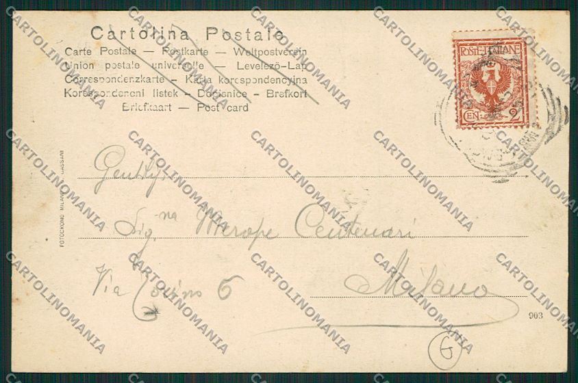 Alessandria Novi Ligure cartolina QK0905 – retro