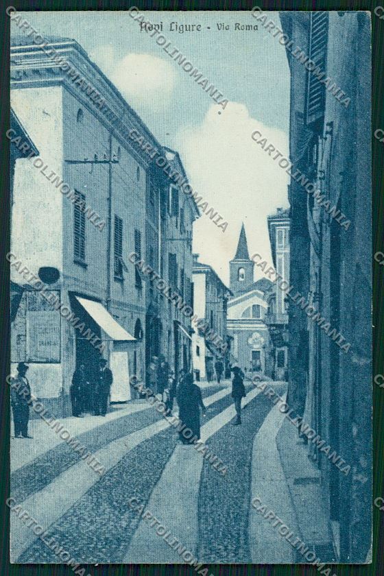 Alessandria Novi Ligure PIEGHINA cartolina QK0914 – fronte