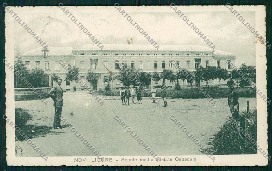 Alessandria Novi Ligure SCOLLATA cartolina QK0919 – fronte