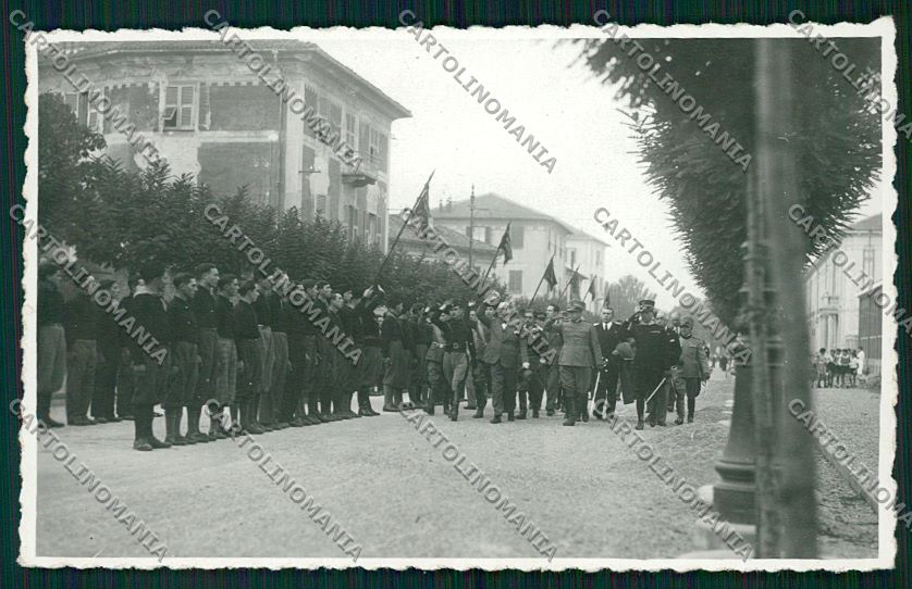 Alessandria Novi Ligure Fascismo Foto cartolina QK0925 – fronte