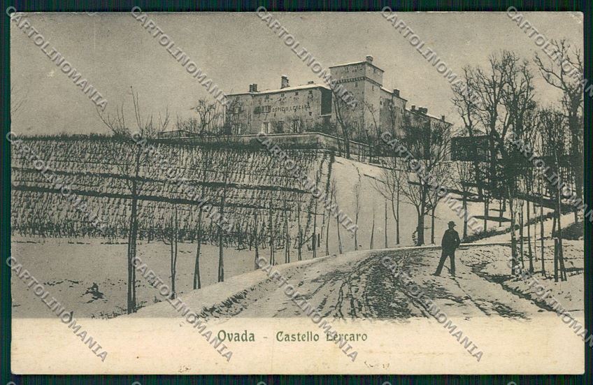 Alessandria Ovada Nevicata cartolina QK0926 – fronte