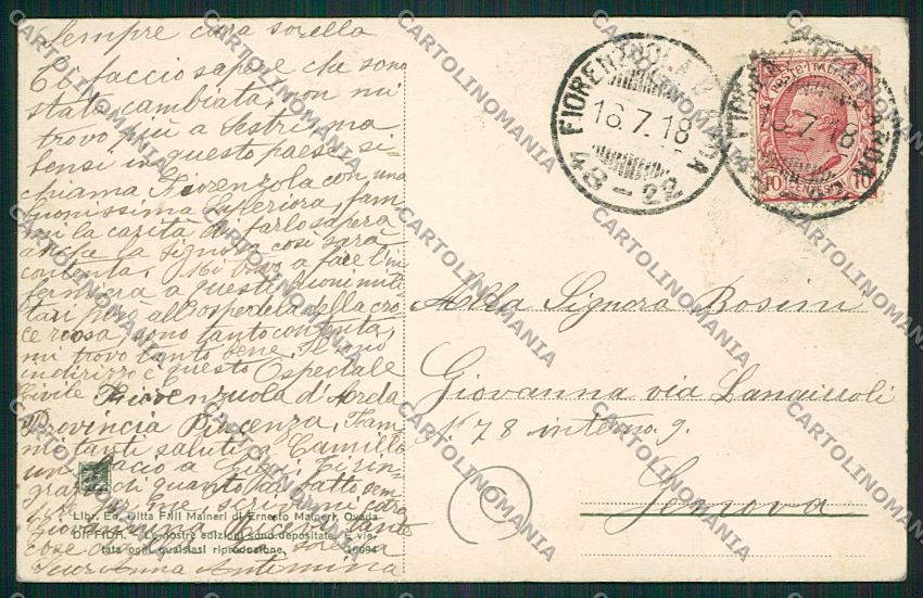 Alessandria Ovada Nevicata cartolina QK0926 – retro
