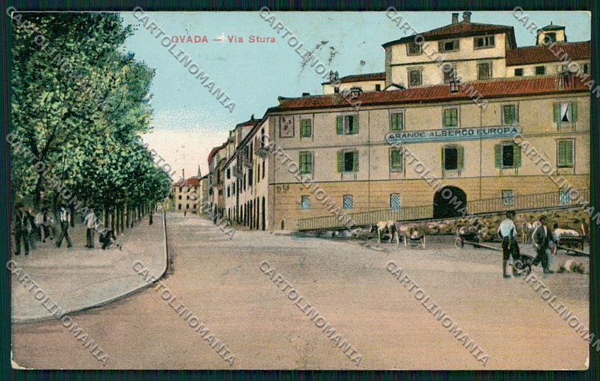 Alessandria Ovada cartolina QK0932 – fronte