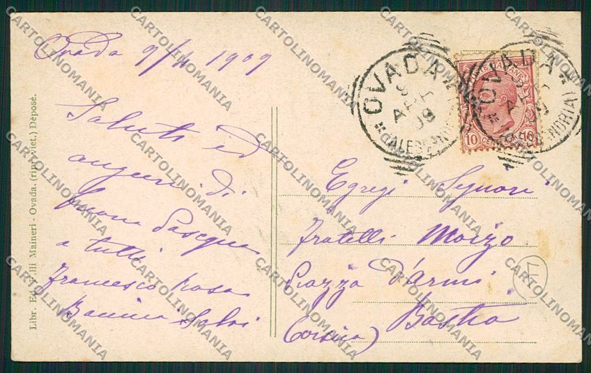 Alessandria Ovada cartolina QK0933 – retro