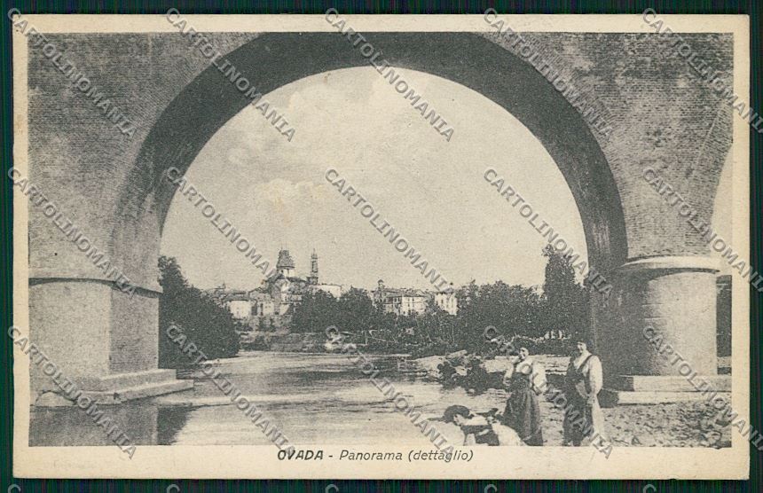 Alessandria Ovada PIEGATA cartolina QK0935 – fronte