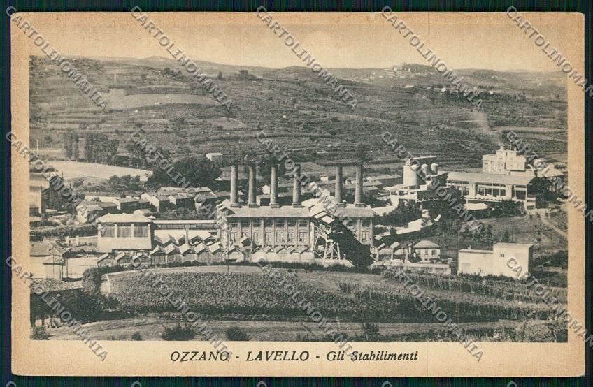 Alessandria Ozzano Lavello PIEGHINA cartolina QK0939 – fronte