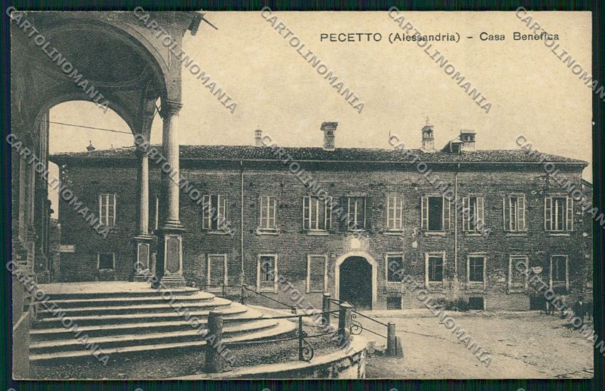 Alessandria Pecetto cartolina QK0944 – fronte