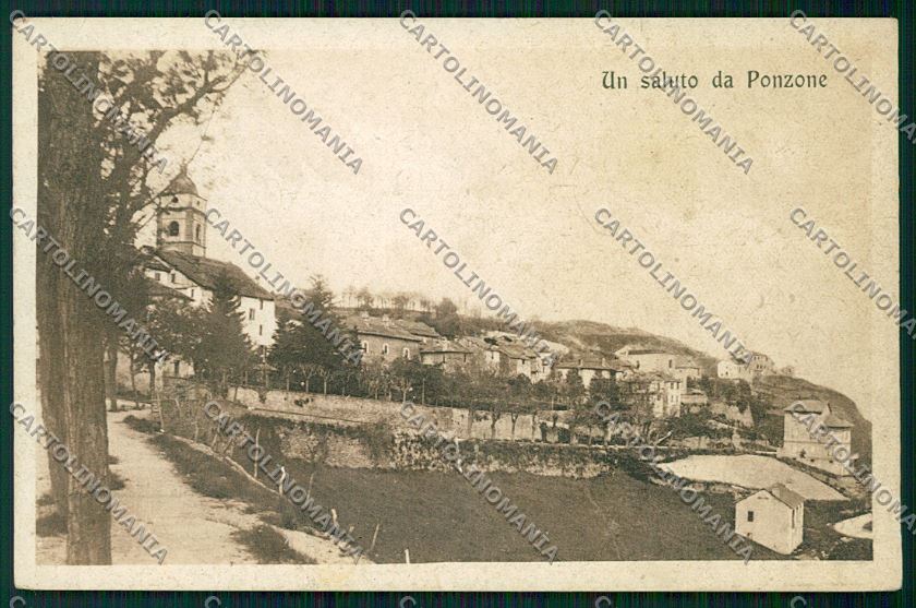 Alessandria Ponzone cartolina QK0945 – fronte