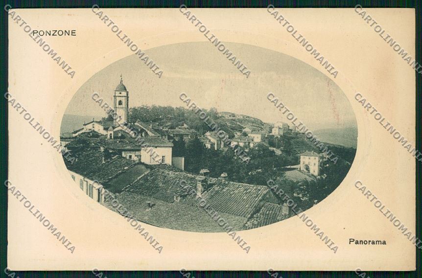 Alessandria Ponzone cartolina QK0947 – fronte