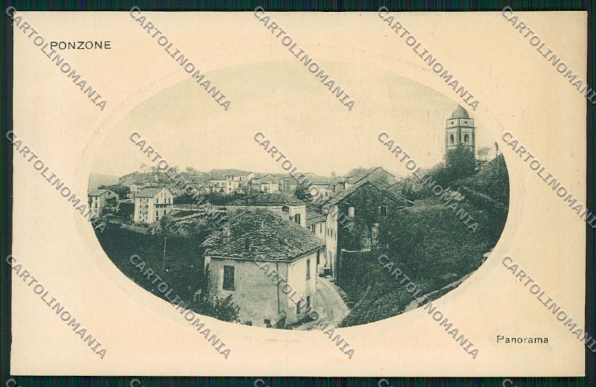 Alessandria Ponzone cartolina QK0949 – fronte