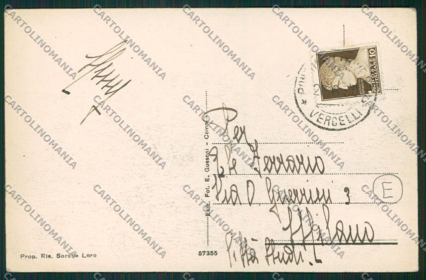 Alessandria Ponzone cartolina QK0950 – retro