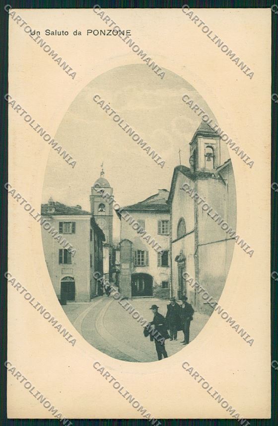 Alessandria Ponzone cartolina QK0953 – fronte