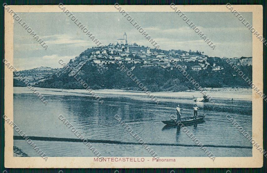 Alessandria Montecastello cartolina QK0954 – fronte