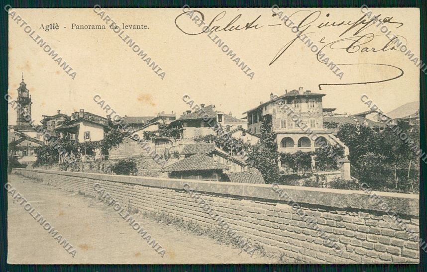 Torino Agliè cartolina QK0959 – fronte
