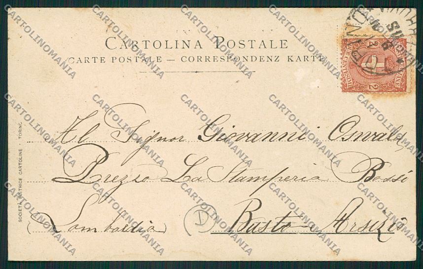 Torino Agliè cartolina QK0959 – retro