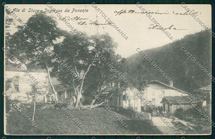 Torino Ala di Stura cartolina QK0967 – fronte