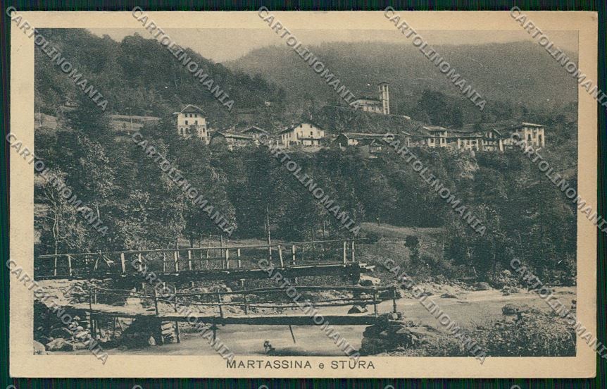 Torino Ala di Stura Martassina cartolina QK0971 – fronte