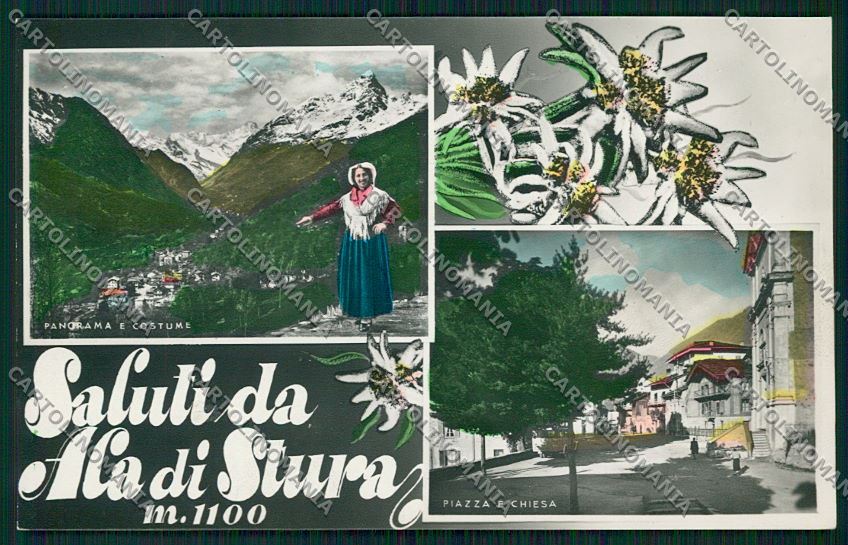 Torino Ala di Stura Saluti da Foto cartolina QK0984 – fronte