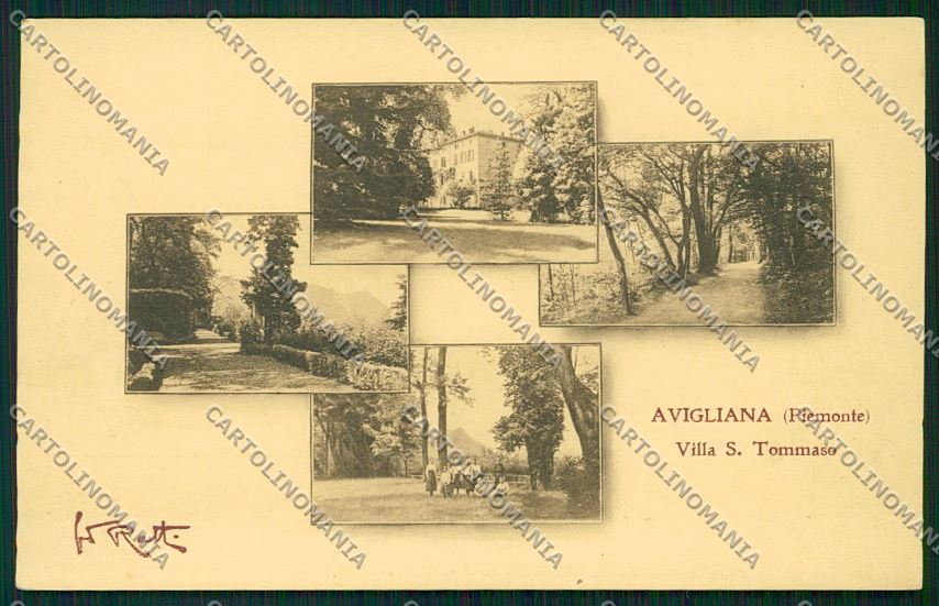 Torino Avigliana Ratti fotografo cartolina QK1003 – fronte