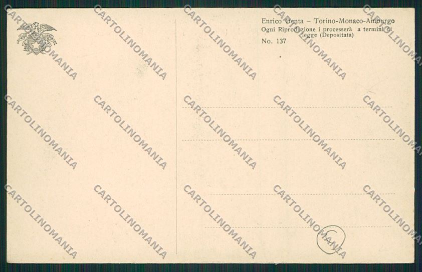 Torino Ciamarella Rifugio Gastaldi Balme Lanzo Genta cartolina QK1006 – retro