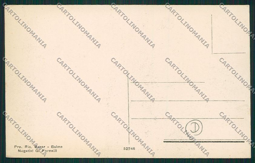 Torino Cinal Balme Lanzo cartolina QK1013 – retro