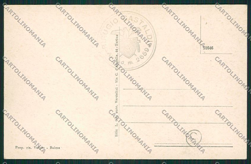 Torino Balme cartolina QK1025 – retro