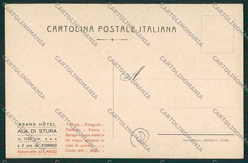 Torino Balme cartolina QK1031 – retro