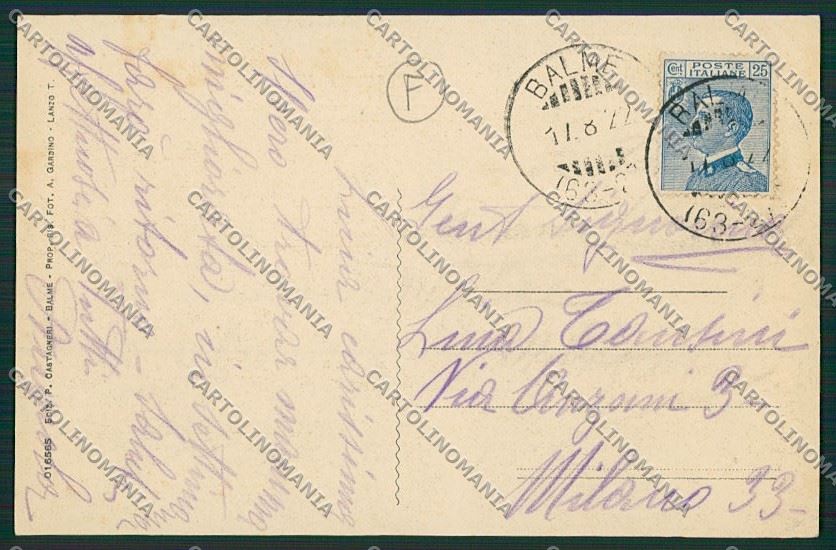 Torino Balme cartolina QK1034 – retro