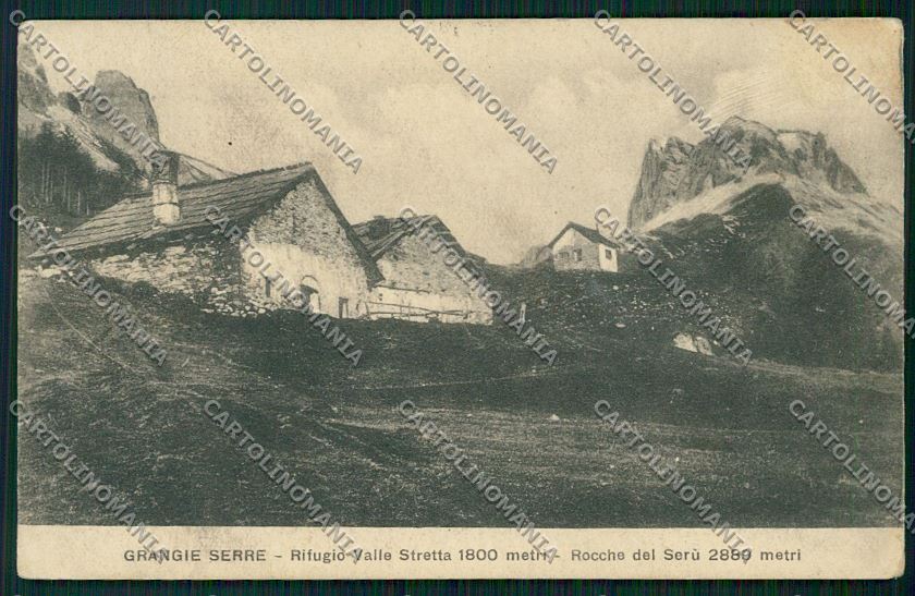 Torino Bardonecchia Grangie Serre Rocche Serù Rifugio Genta cartolina QK1035 – fronte