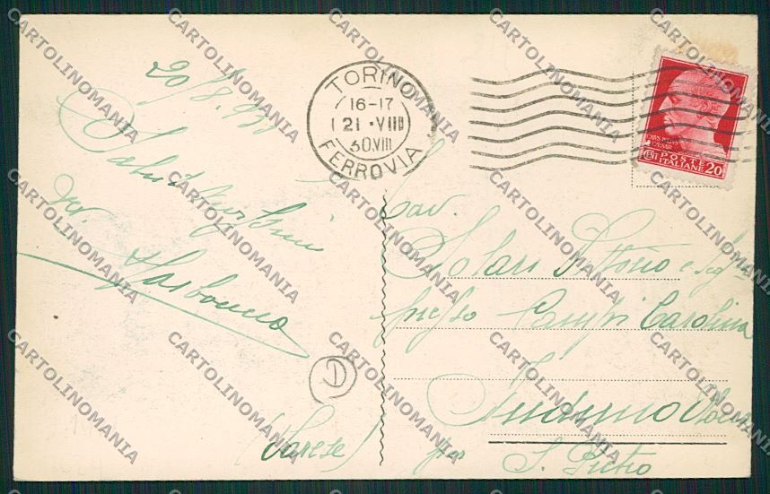Torino Bardonecchia cartolina QK1039 – retro