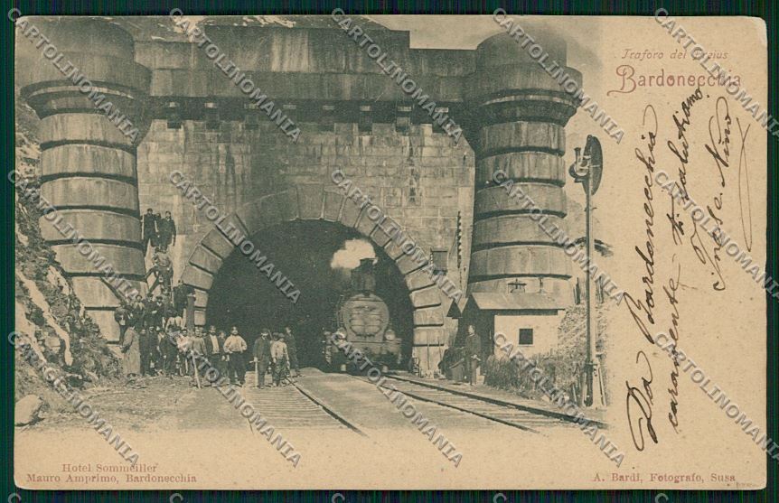 Torino Bardonecchia Frejus Treno cartolina QK1055 – fronte