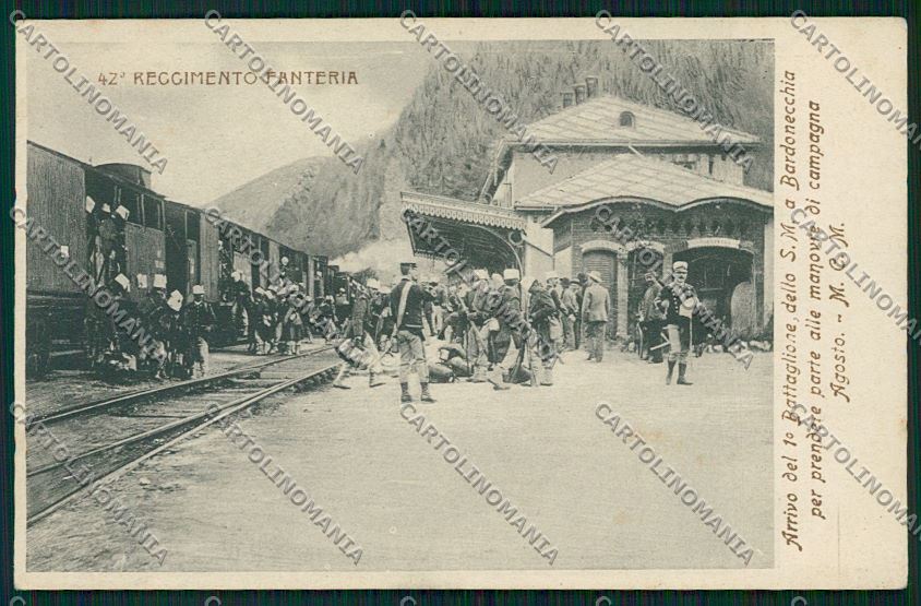 Torino Bardonecchia Militari Fanteria cartolina QK1057 – fronte