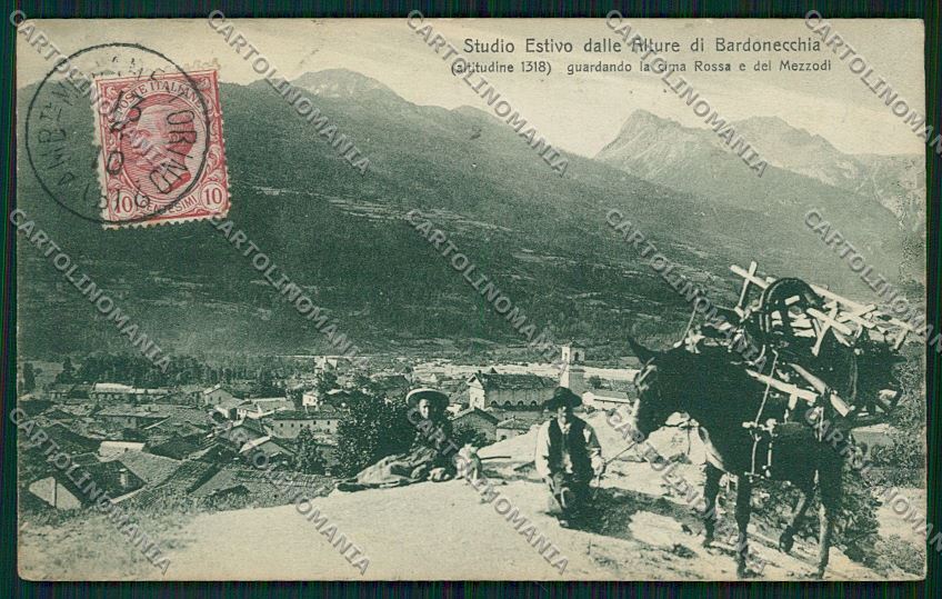 Torino Bardonecchia Genta cartolina QK1064 – fronte
