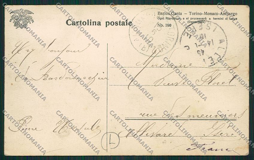 Torino Bardonecchia Genta cartolina QK1064 – retro