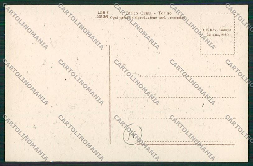 Torino Bardonecchia Frejus Treno Genta cartolina QK1066 – retro