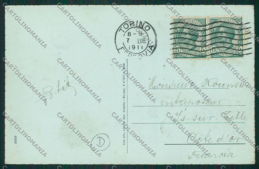Torino Bussoleno cartolina QK1086 – retro