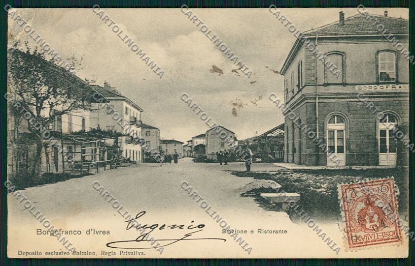 Torino Borgofranco PIEGA cartolina QK1119 – fronte