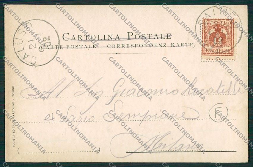 Torino Caluso cartolina QK1123 – retro