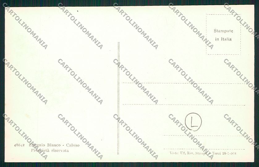 Torino Caluso Stazione cartolina QK1125 – retro