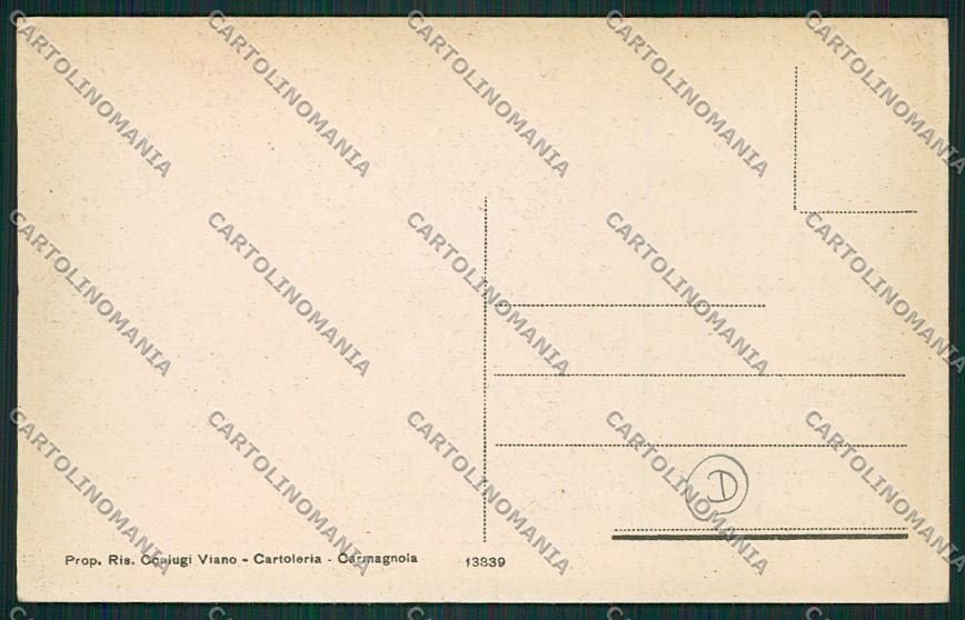 Torino Carmagnola cartolina QK1132 – retro