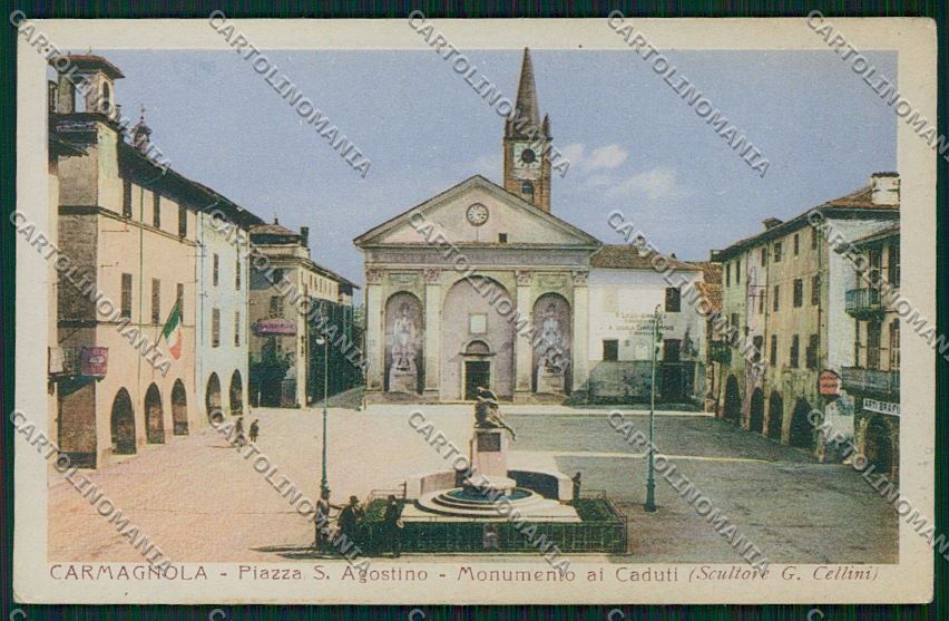 Torino Carmagnola cartolina QK1137 – fronte