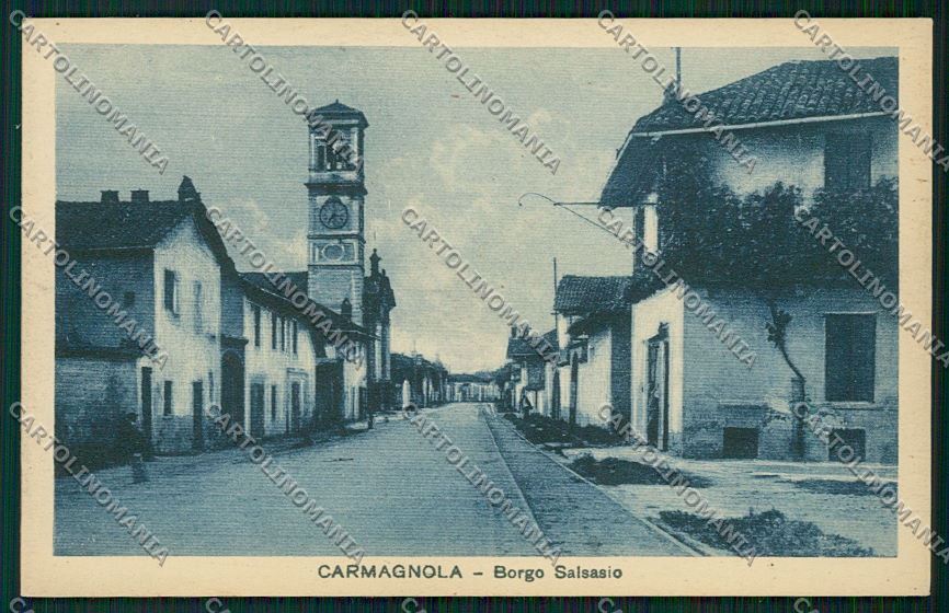 Torino Carmagnola cartolina QK1140 – fronte